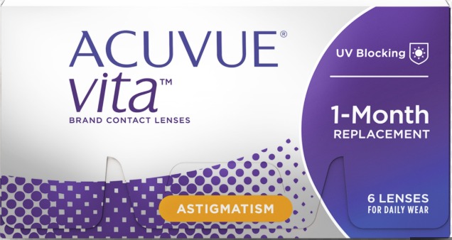lentes de contacto para astigmatismo Acuvue Vita Astigmatismo
